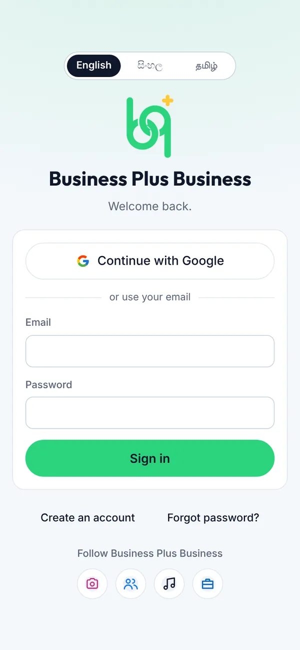 Choosing a language before you sign in on a phone